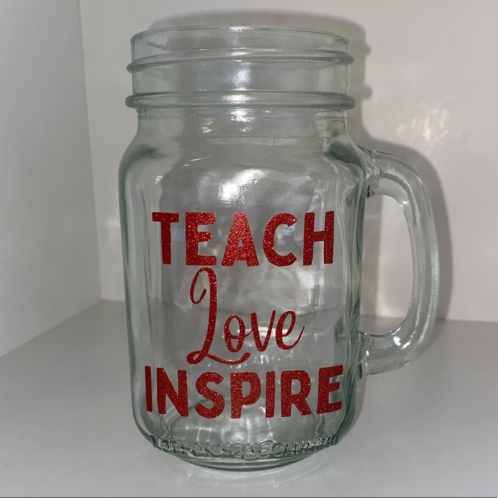 Teach, love, inspire mug